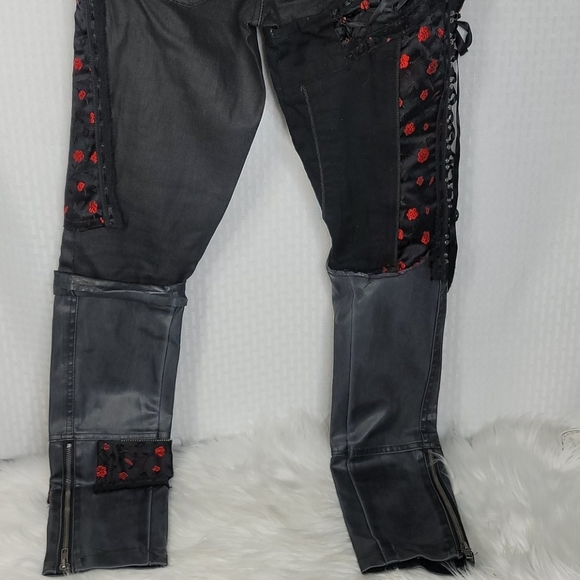 Wet Seal Premium denim upcycled with Tripp details - Picture 7 of 8